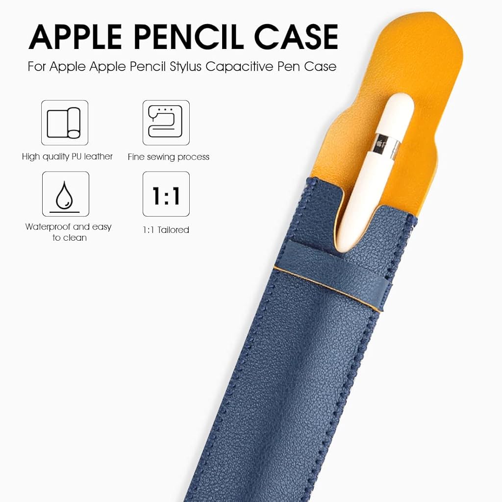 ZORBES® Leather Protective Pencil Cover for Apple Pencil 1st 2nd Generation Stylus Pen Sleeve 3PCS ZORBES® Leather Protective Pencil Cover for Apple Pencil 1st 2nd Generation Stylus Pen Sleeve 3PCS